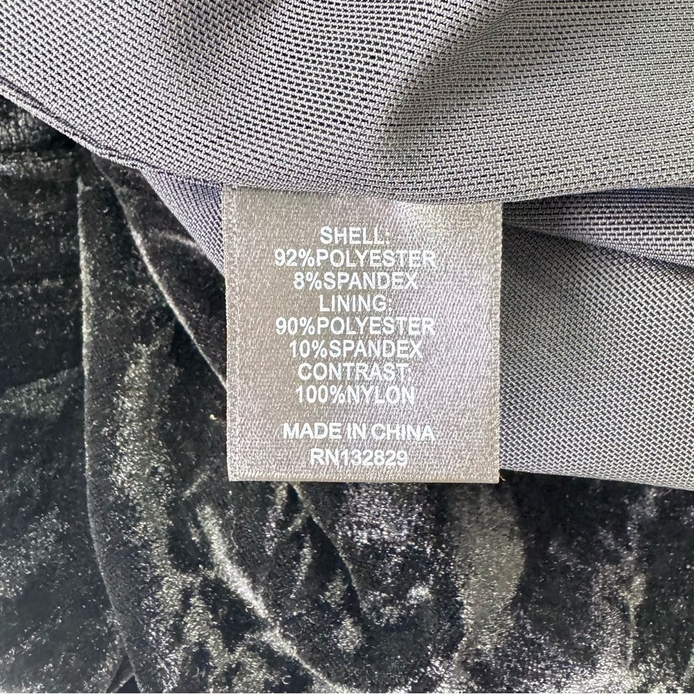 NWD NBD Fareena Velvet and Mesh Inset Maxi Dress Black Size XS - Picture 7 of 8